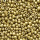 Seed beads 11/0 (2mm) Metallic brass gold